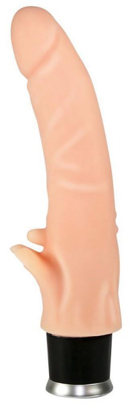 Naturalny wibrator z języczkami cyber skóra 22 cm