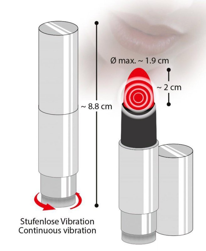 Wibrator Kiss Me Lipstick