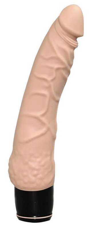 Naturalny zakrzywiony wibrator stymulator punktu g 20 cm