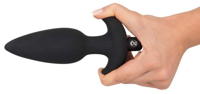 Wibrujący stożkowy korek analny wtyczka plug masażer odbytu 