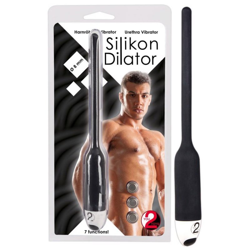 Dilator do penisa korek silikonowy wibrujący