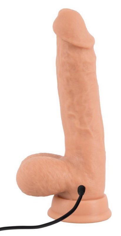 Żylaste realistyczne dildo na przyssawce intensywny orgazm 21 cm