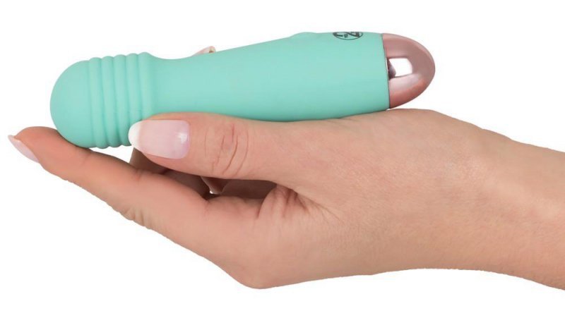 Cuties stylowy poręczny mini wibrator seks masażer zielony