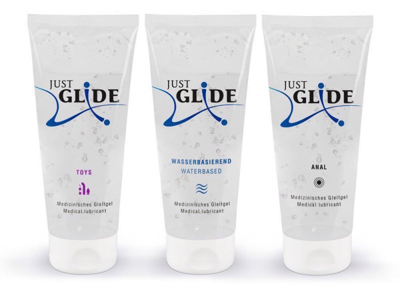 Just Glide zestaw żeli intymnych 3 x 200 ml