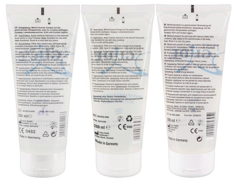 Just Glide zestaw żeli intymnych 3 x 200 ml