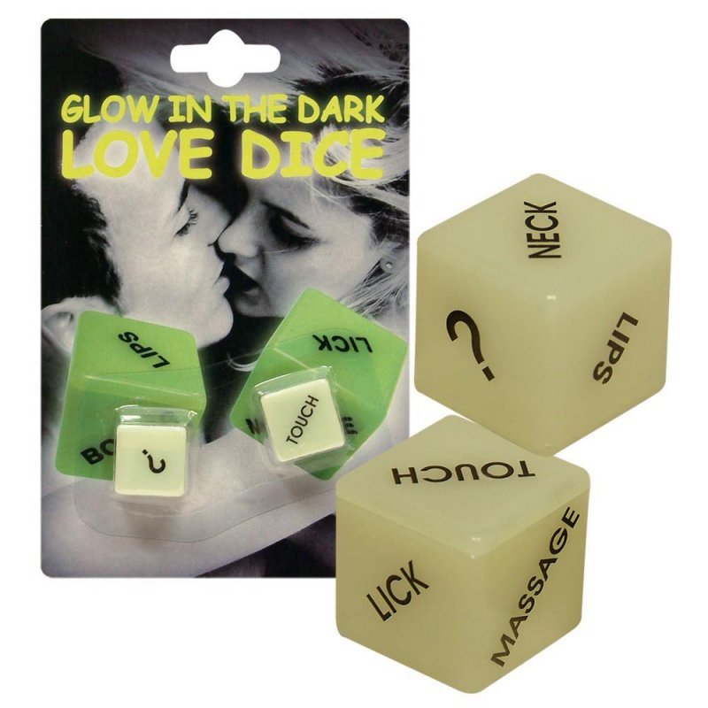 Dice &quot;Glow-in-the-dark&quot; Engl.