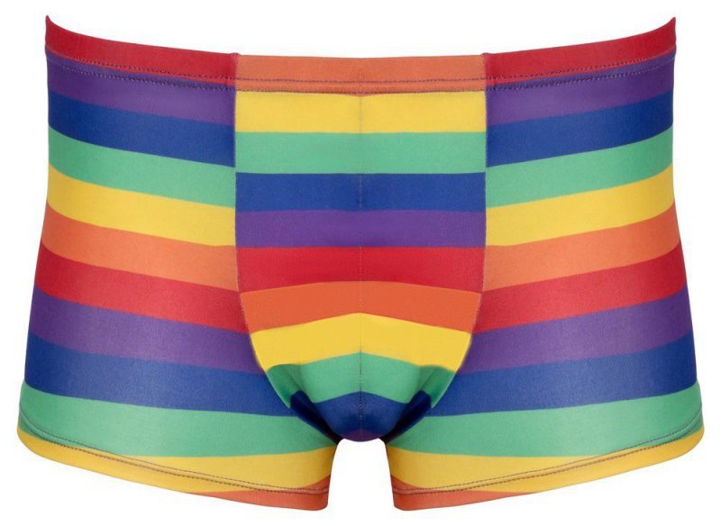 Seksowne bokserki męskie tęcza Men's Boxer Briefs Rainbow M