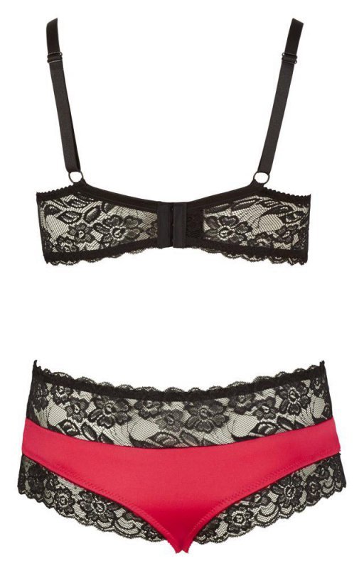 Kuszący zestaw bielizny biustonosz i stringi Cottelli XL