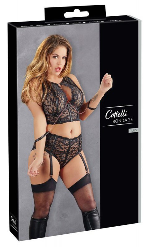 Sex bielizna erotyczna bdsm bondage Cottelli  95F/2XL