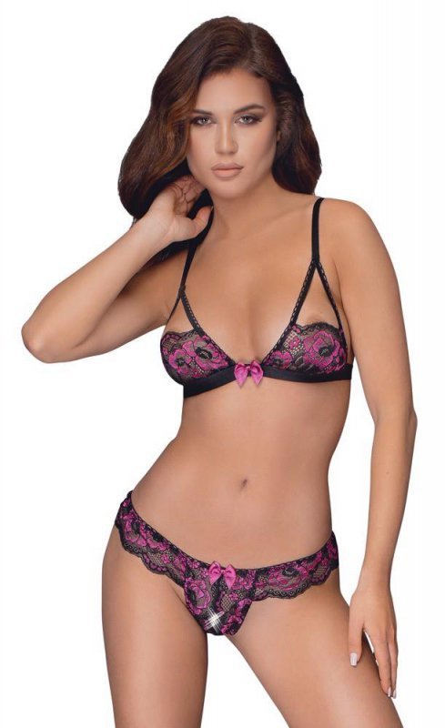 Komplet seksownej bielizny erotycznej Cottelli XL