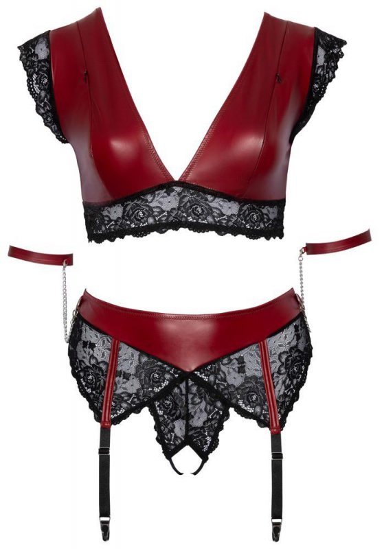 Komplet sex bielizny cottelli z pasem 3XL