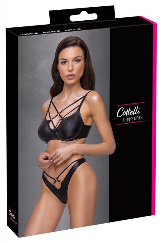 Zestaw bielizny erotycznej Bra Set matte 75B/S