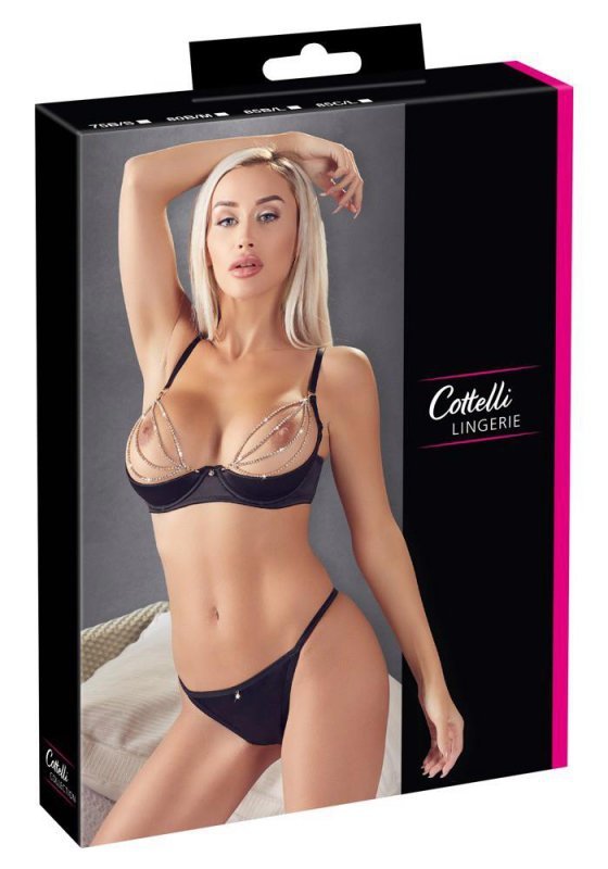 Ekskluzywna bielizna erotyczna łańcuszki Cottelli 85C/L