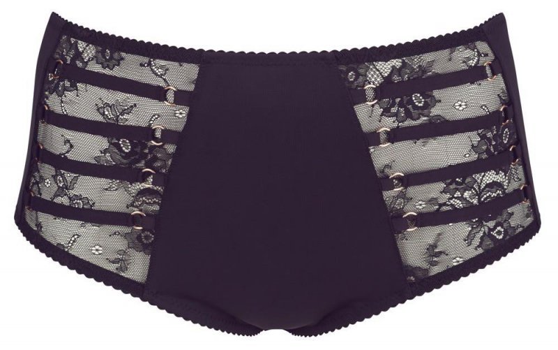Czarne sex figi z wysokim stanem Cottelli 3XL