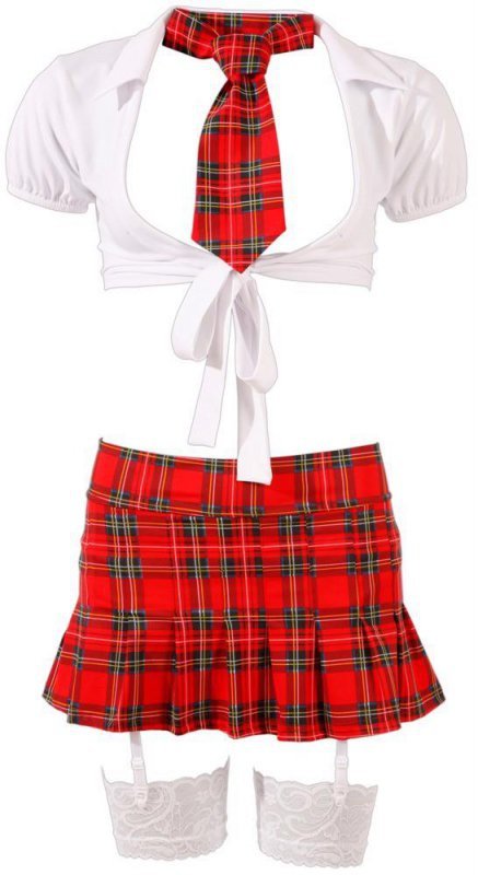 Niegrzeczna uczennica sex strój Cottelli XL
