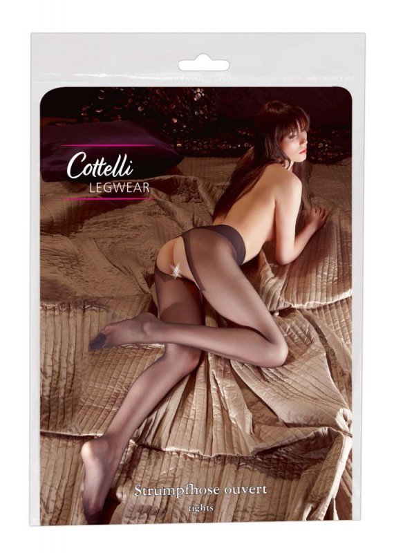 Uwodzicielskie sex rajstopy odkryte Cottelli  4