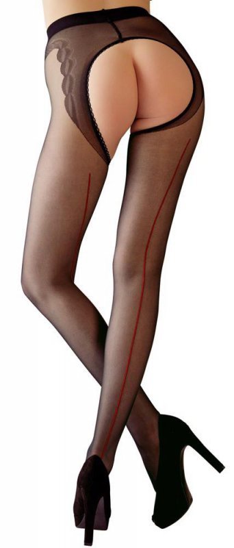 Sex rajstopy z dziurką odkryte Cottelli 2