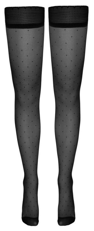 Sex pończochy samonośne Cottelli Dots 3