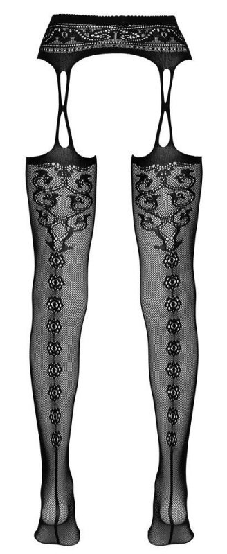Seksowne pończochy na szelkach Cottelli L/XL