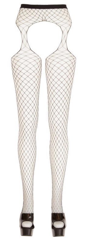 Sexy rajstopy Cottelli Sex Tights siateczka S-L