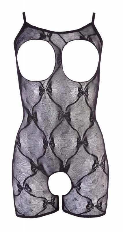 Seksowny bodystocking z odkrytymi piersiami i dziurką L/XL