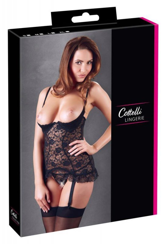 Odkryte piersi bielizna erotyczna Cottelli 85C/XL