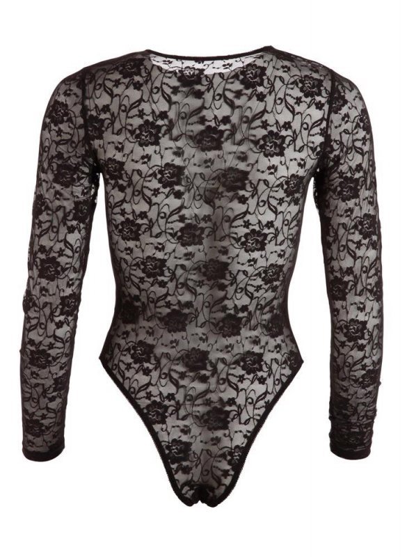 Błyszczące seksowne body bielizna Cottelli XL