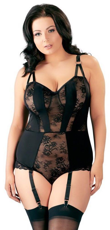 Sex bielizna piękne erotyczne body Cottelli 85F/L