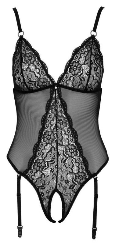Seksowna bielizna body z dziurką Cottelli L
