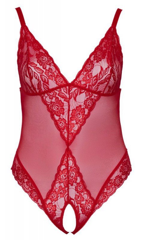 Seksowna bielizna body czerwone Cottelli XL