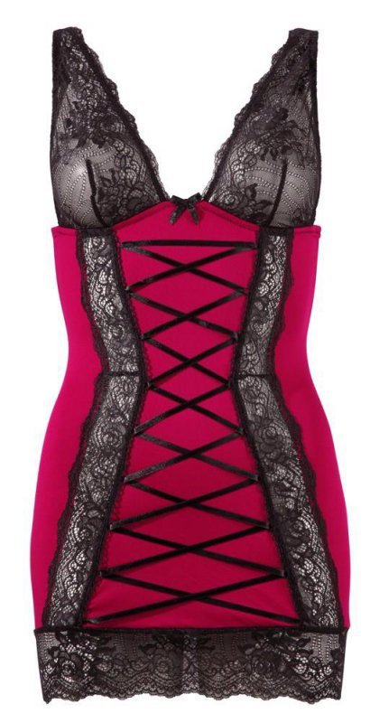 Seksowna obcisła koszulka babydoll Cottelli  XL
