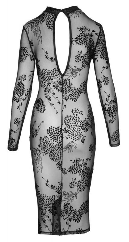 Dress flock print L