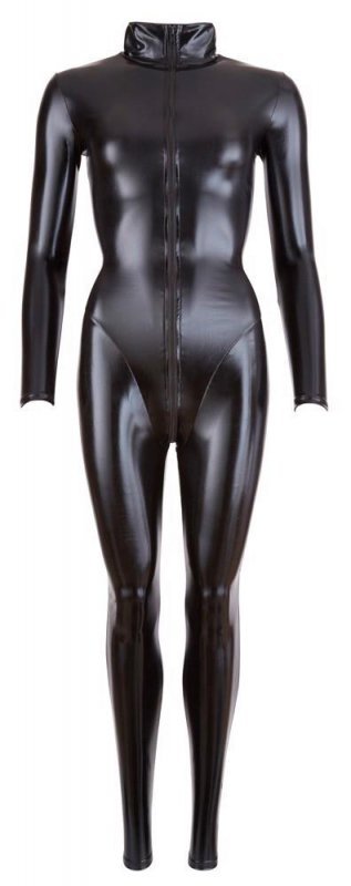 Kostium erotyczny błyszczący catsuit Cottelli  S