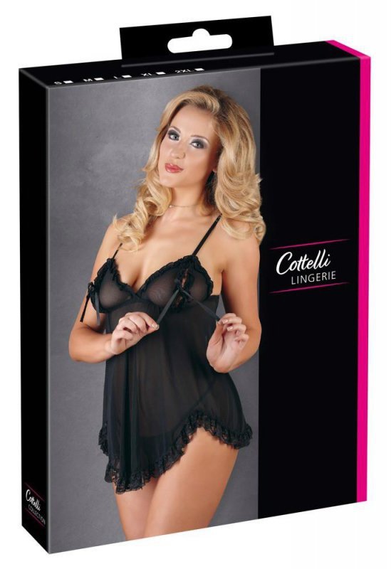 Seksowna zwiewna koszulka babydoll Cottelli L