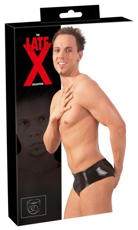 Latex Men&#039;s Briefs black M/L