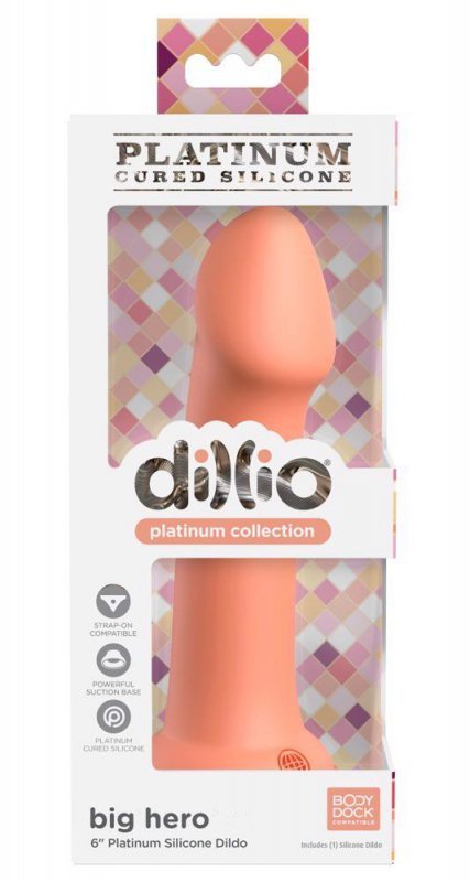 Dildo z przyssawką penis 15 cm