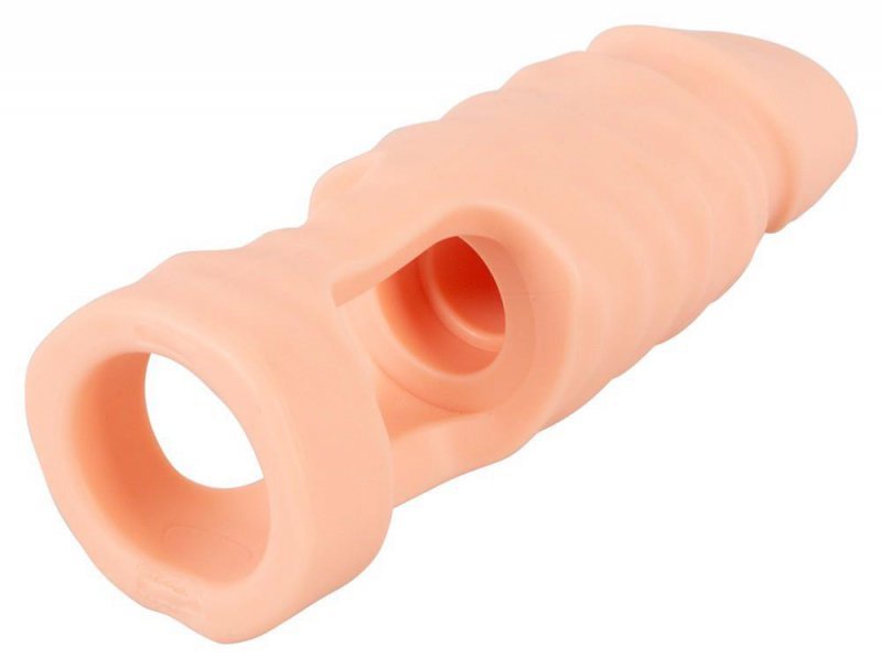 Podwójny dodatkowy penis nakładka Realistixxx Ball Stretcher