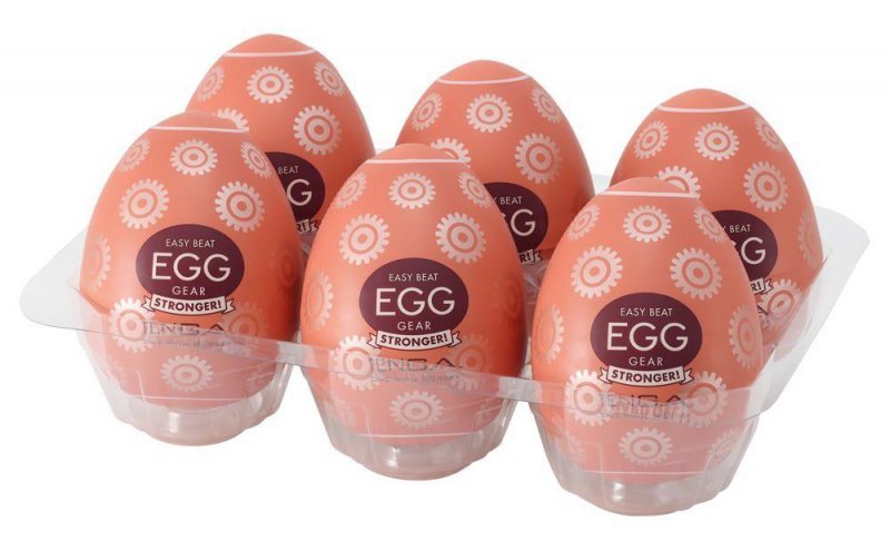 Zestaw masturbatorów jajeczka Tenga Egg Gear HB 6 szt