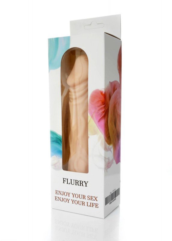 Mocne realistyczne dildo wibrujące z cyber skóry 20,5 cm