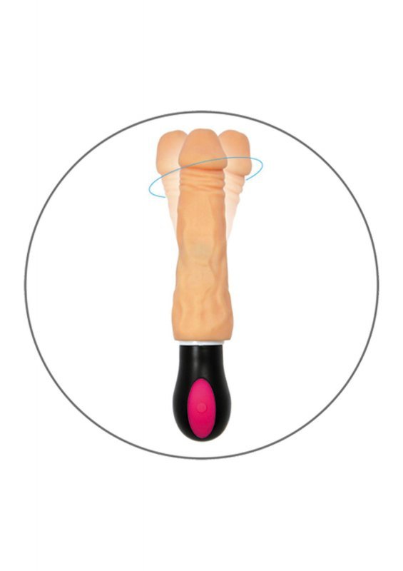 Naturalny wibrator rotacyjny mega orgazm 27 cm