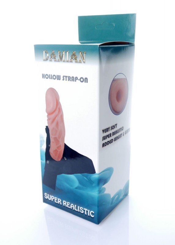 Realistyczna żylasta nakładka na penisa strap on dildo proteza 