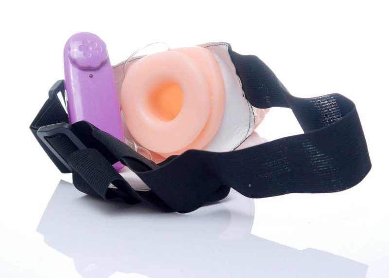 Realistyczna żylasta proteza penisa dildo strap on z funkcją wibracji