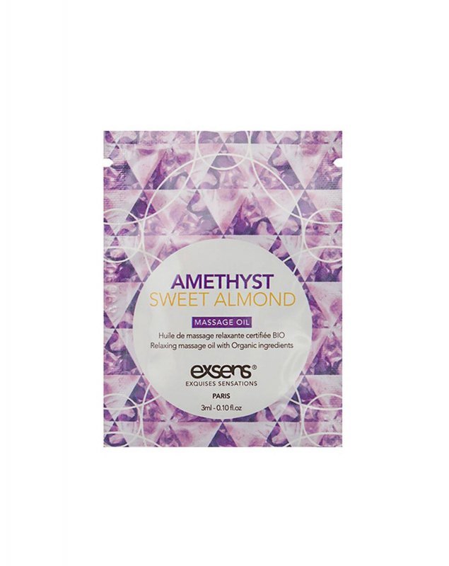 Olejek do seks masażu Amethyst Sweet Almond (3 ml x 10 szt.)