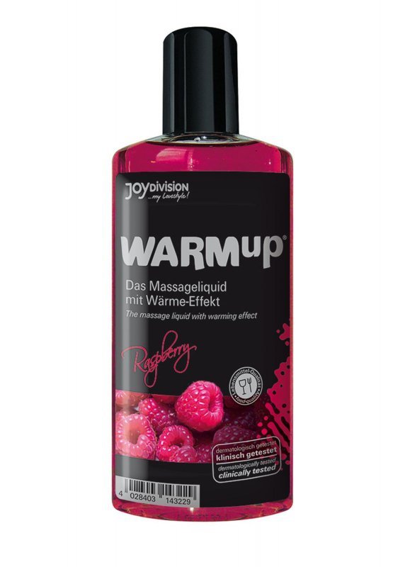 Rozgrzewający żel do masażu malina 150 ml