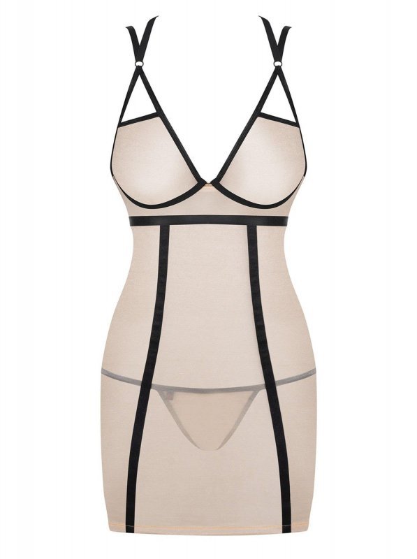 Obsessive Nudelia koszulka i stringi  S/M
