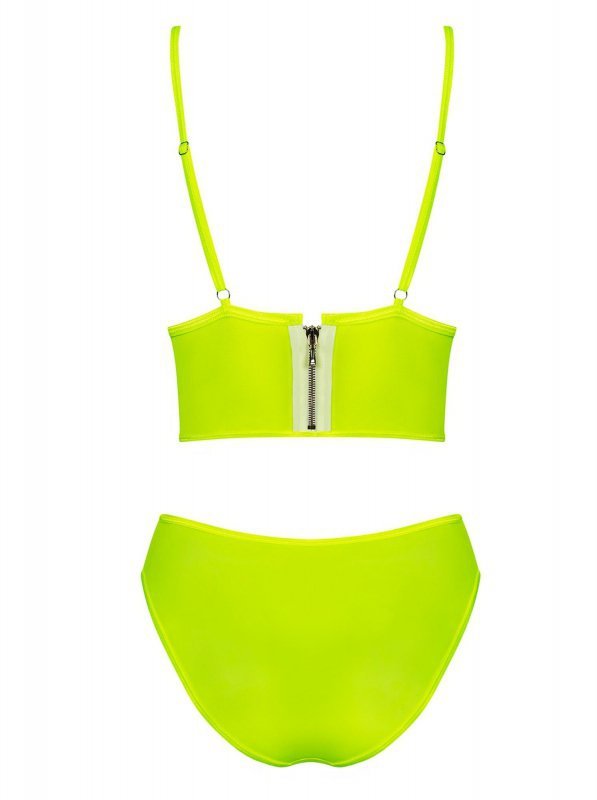 Obsessive Neonia top i figi żółty  S/M