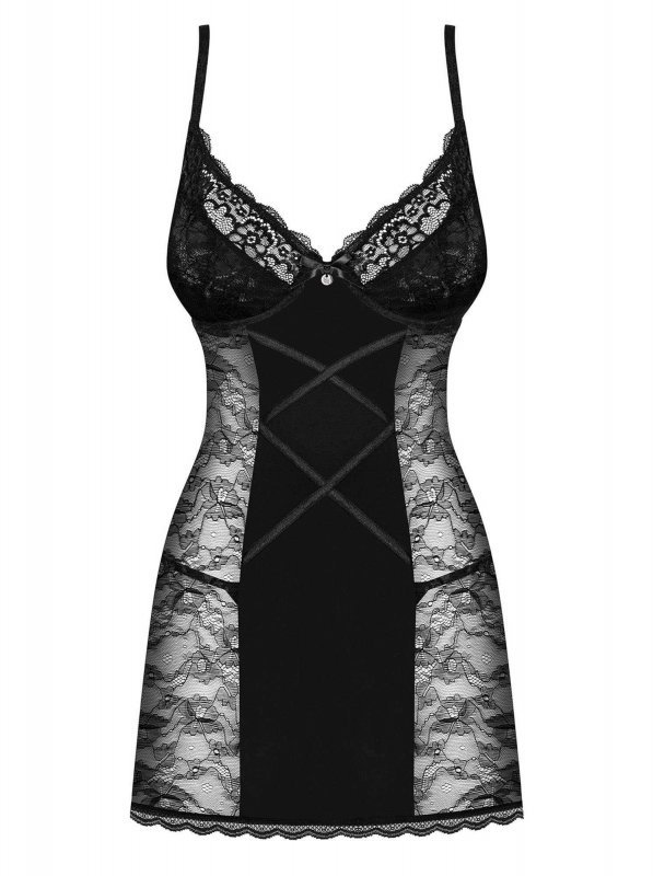 Obsessive koszulka nocna Laurise babydoll i stringi   S/M