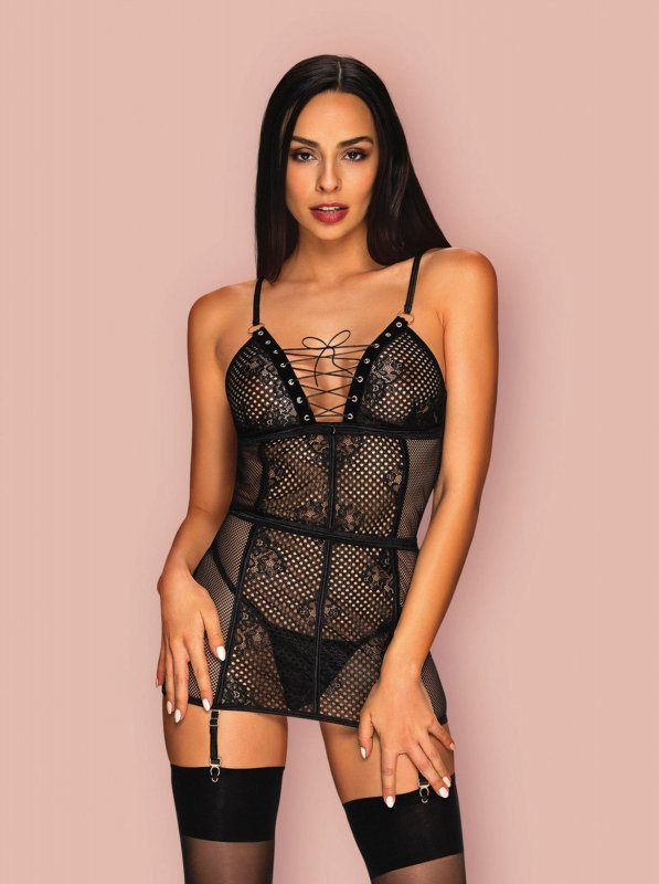 Obsessive Basitta koszulka i stringi L/XL