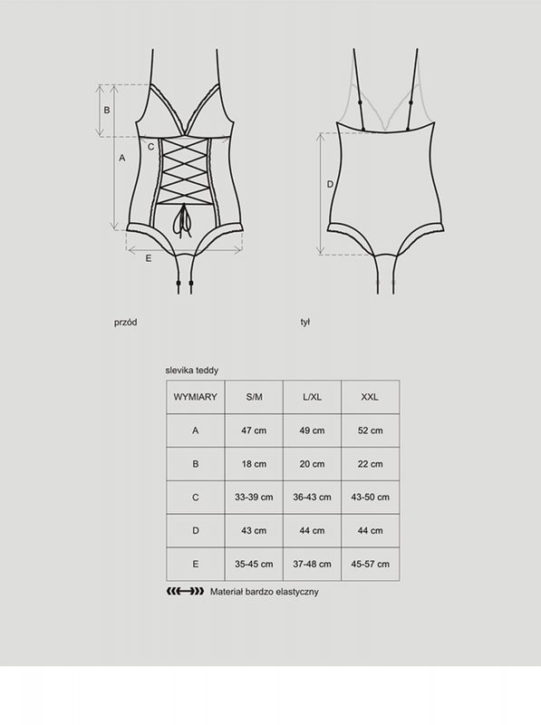 Obsessive Slevika body L/XL