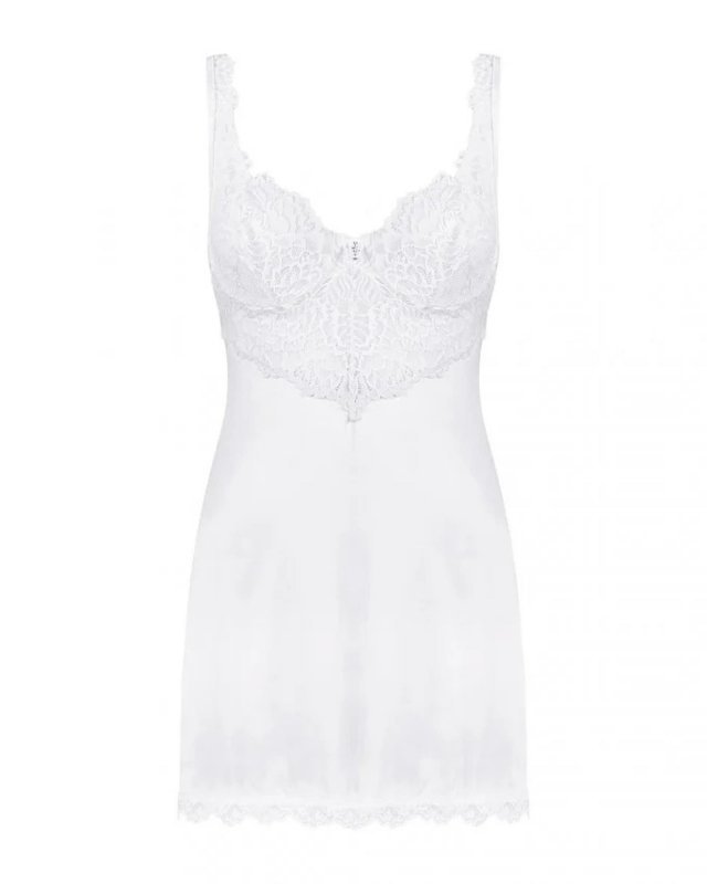 Obsessive Amor Blanco koszulka i stringi biały  L/XL